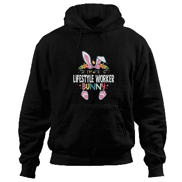 Discover Im The Lifestyle Worker Bunny Easter Day Rabbit Matching Hoodies