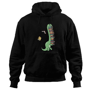 Discover Dinosaur Enthusiast Reading Lover Dino Animal Reading Hoodies