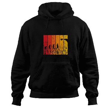 Discover Paraglider skydiving evolution paramotor retro design Hoodies