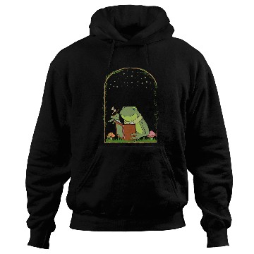 Discover Cottagecore Frog Book Design for a Nature Lover 2 Hoodies