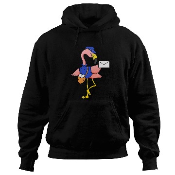 Discover Flamingo Mail Carrier Gift For Postal Worker Hoodies