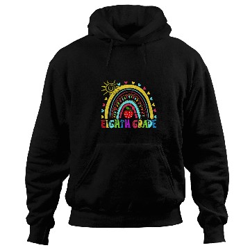 Discover student teacher eighth grade rainbow back to school Hoodies