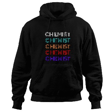 Discover vintages Chemist nerd lovers works repeated text Retro Modern Hoodies