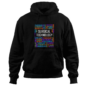Discover Surgical Technology Words Gift Tech Technologist Surgeon Hoodies