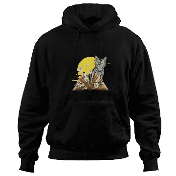 Discover Cute Cat Reading Book For Cat Lovers 1 Hoodies