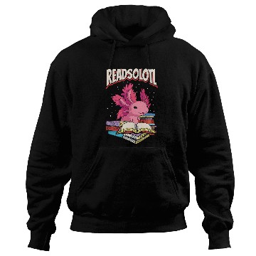 Discover Cute Readsolotl Book Reading Axolotls Bookworm Hoodies