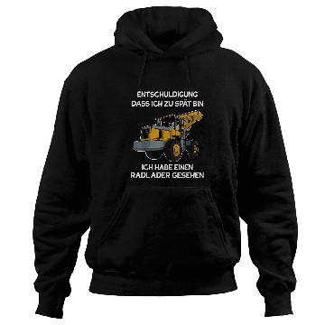 Discover Wheel loader construction site building worker 71 Hoodies