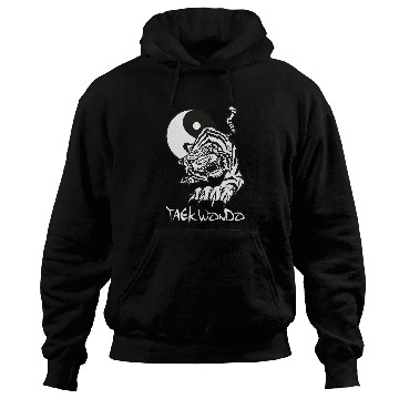 Discover Taekwondo yin yang tiger Hoodies