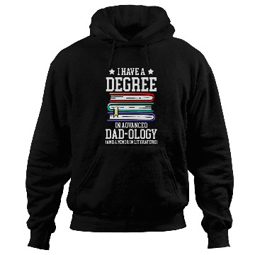 Discover Reading Book Lover Dad Degree Literature Hoodies