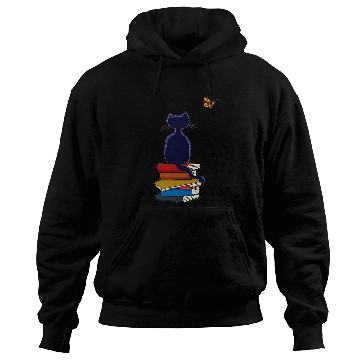 Discover reading book cat book and tea lover Hoodies