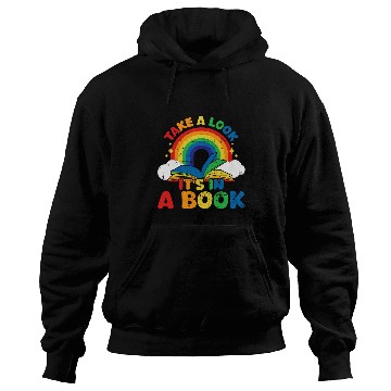 Discover take a look its in a book rainbow reading Hoodies