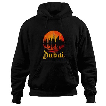 Discover Dubai Skyline Arabic traveling Hoodies