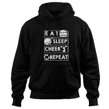 Discover Cheering Eat Sleep Cheer Repeat Hoodies