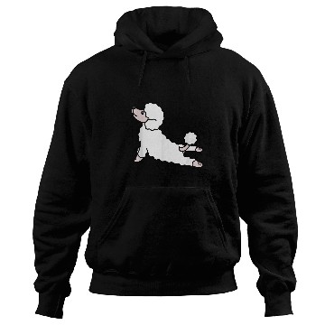 Discover Poodle Yoga Funny Dog Hoodies