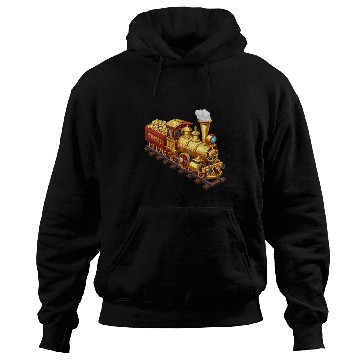 Discover Cartoon Gold Train 1 Hoodies