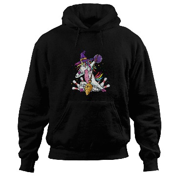 Discover Dabbingss Bowling Witch Unicornss vintagess Hoodies
