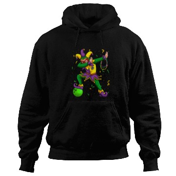 Discover Dabbingss Jester Bowling Ball Mardi Gras Fat Tuesday Parade Hoodies