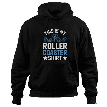 Discover Amusement Park Funny Roller Coaster vintagess Theme Park Hoodies
