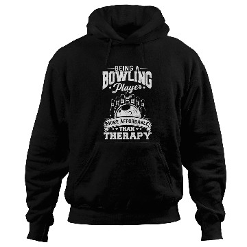 Discover Being A Bowling Player Is Therapy Funny Bowler Graphic Hoodies
