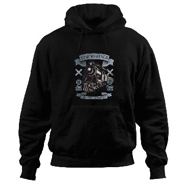 Discover Mens Steam train train railway train driver Hoodies