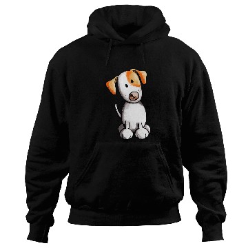 Discover Cute Jack Russell Terrier Drawing Hoodies