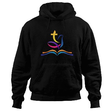 Discover religion dove fish cross Hoodies
