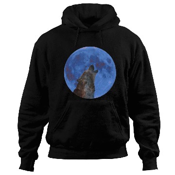 Discover Galaxy Wolf and Bl Moon Hoodies