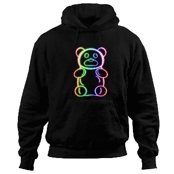 Discover Neon Rainbow Gummy Bear Hoodies