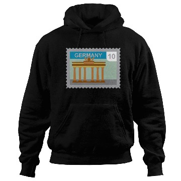 Discover germany mail stamp Hoodies