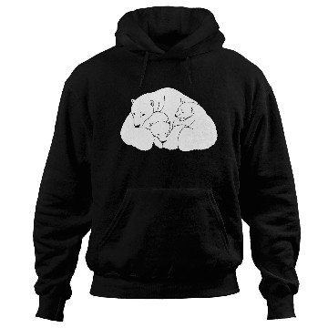 Discover Polar Bear w. Cubs Twins Hoodies