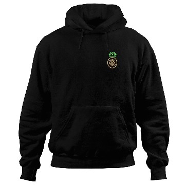 Discover Neon Pineapple Pocket Glow Party Fruit Costume Hoodies