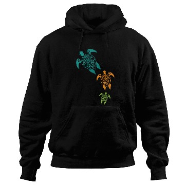 Discover Maori turtles group tattoo gift idea Hoodies