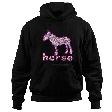 Discover wordtease batik HORSE purple Hoodies
