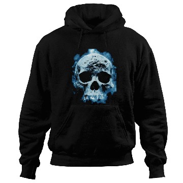 Discover Blue Flame Halloween Death Skull Hoodies