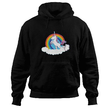 Discover Rainbow Unicorn Love Hoodies