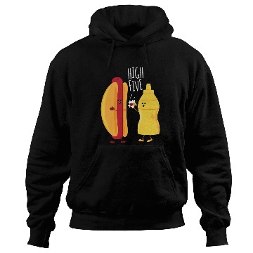Discover HOT DOG & MUSTARD HIGH FIVE Hoodies