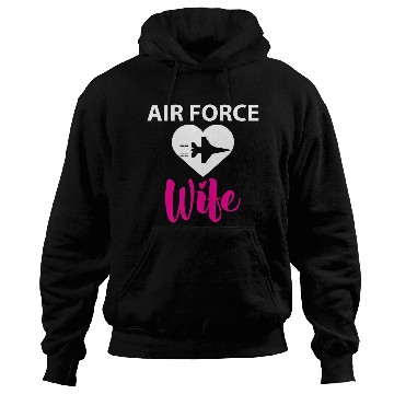 Discover Air force wife Hoodies