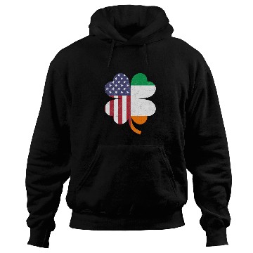Discover IRISH AMERICAN FLAG Ireland Hoodies