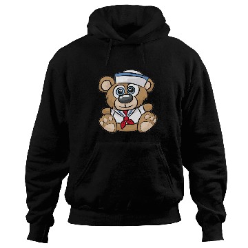 Discover SAILOR TEDDY BEAR captain crew sail boat nautical Hoodies