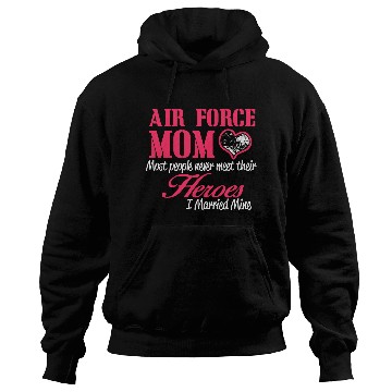 Discover AIR FORCE MOM I Married Mine Hoodies