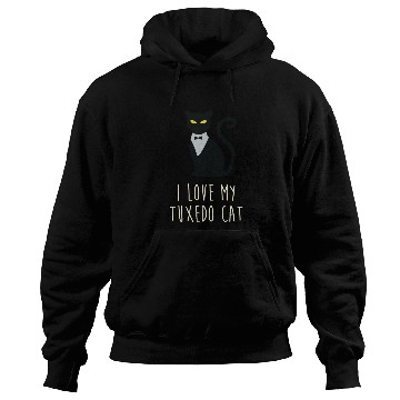 Discover I Love My Tuxedo Cat Hoodies