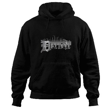 Discover Detroit Cityscape Mens Hoodies