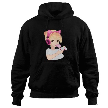 Discover Typical Gamer Girl Gaming Controller Nerd Gift Hoodies