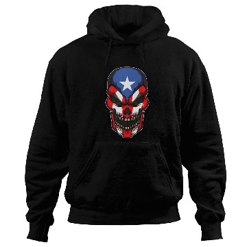Discover Puerto Rico Skull | Proud Boricua Flag Hoodies