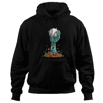 Discover Zombie Hands Baseball Funny Halloween Horror Scary Hoodies
