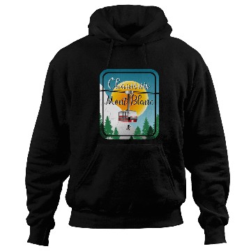 Discover Skiing Mont Blanc Hoodies