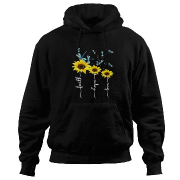 Discover Faith hope love sunflower Hoodies