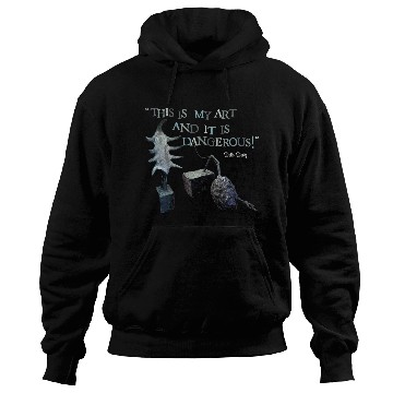 Discover Beetlejuice - My Art is Dangerous Hoodies