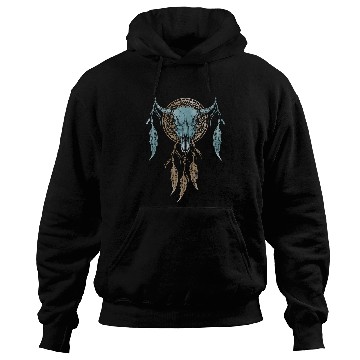 Discover Womens Street Style Bull Skull Rodeo Hoodies