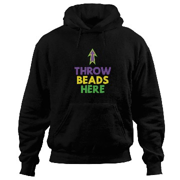 Discover Throw beads here mardi gras party themed Hoodies